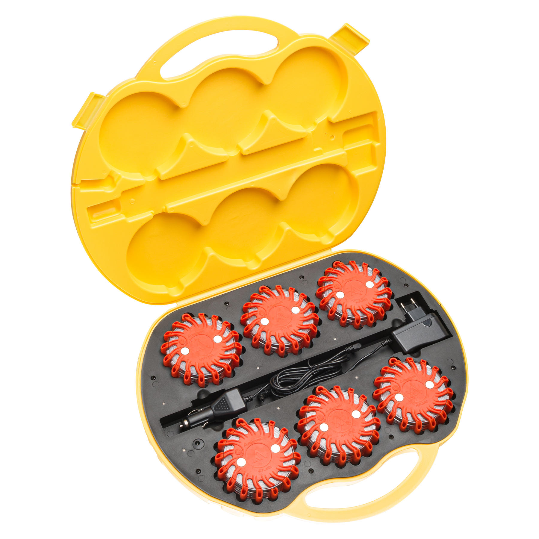 Комплект ліхтарів професійних Mactronic M-Flare (65 Lm) Amber Magnet Synch Recharg 12/220V (PSD0012) — фото 1
