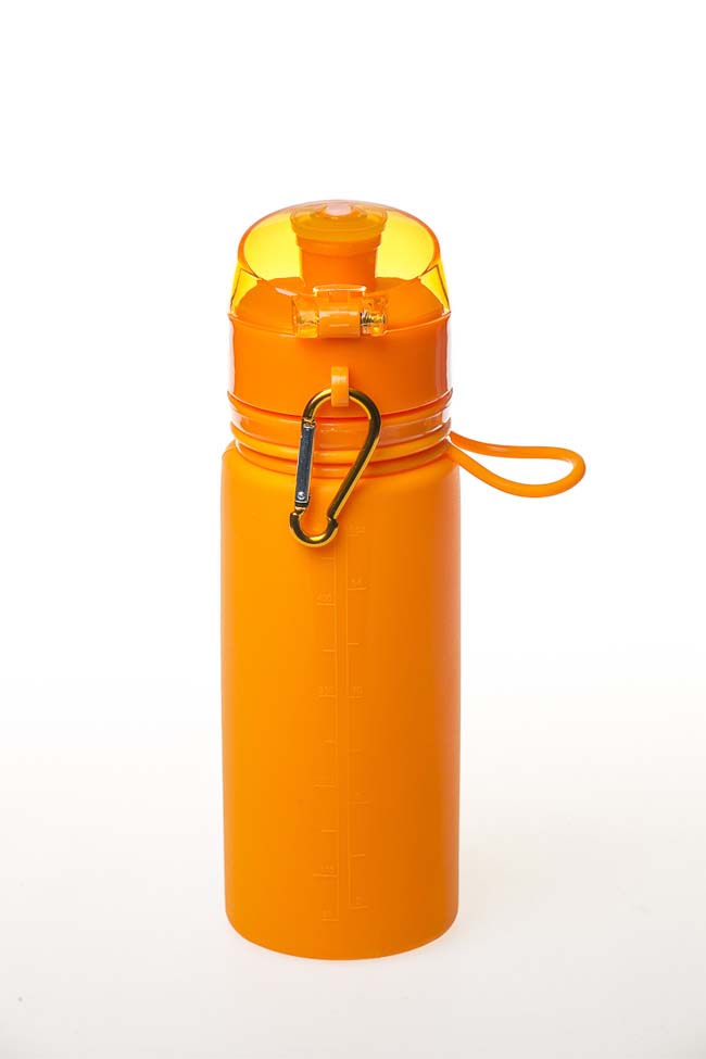 Пляшка силіконова Tramp 500 мл orange — фото 1
