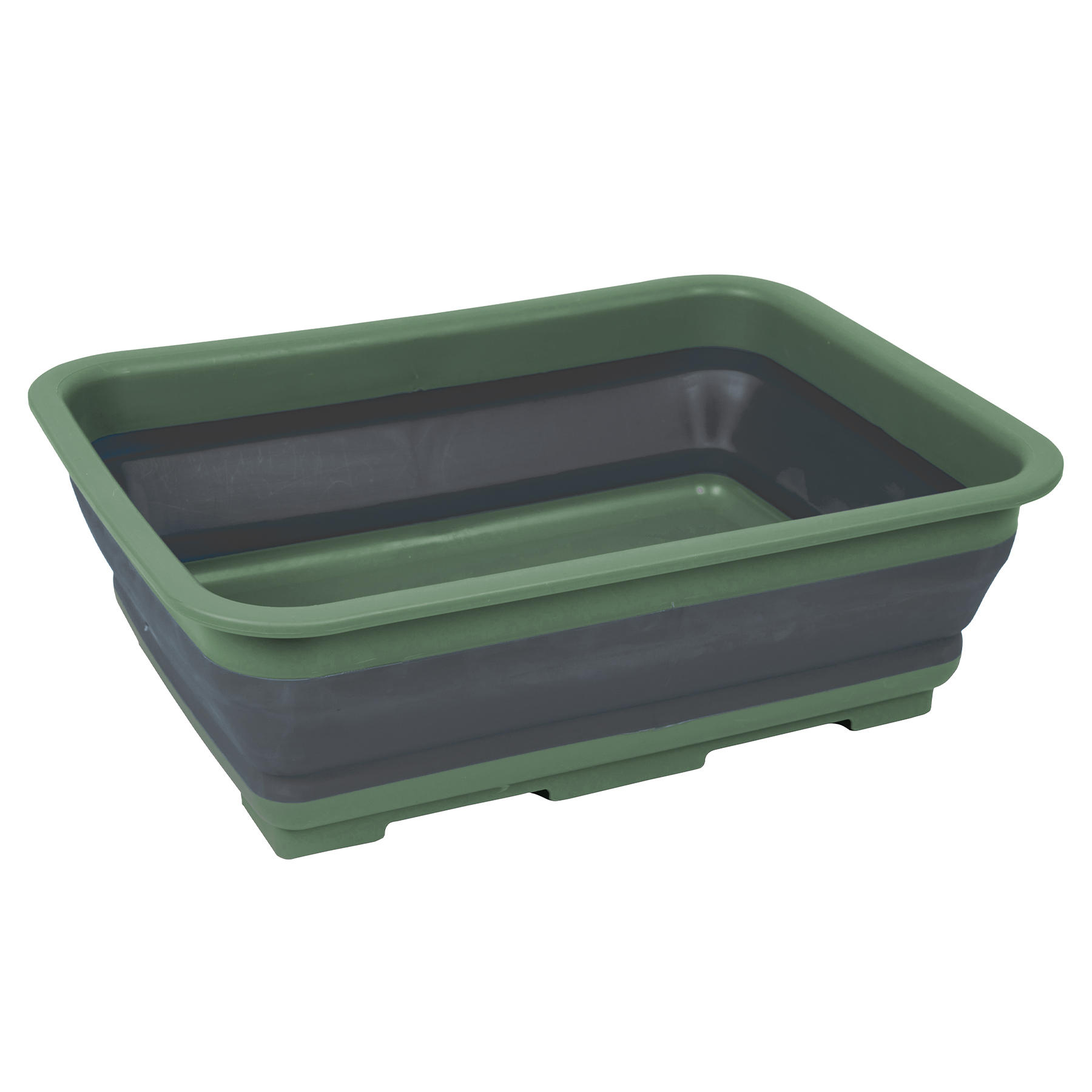 Таз складний Bo-Camp Washing Bowl Collapsible 7L Grey/Green (6303690) — фото 1