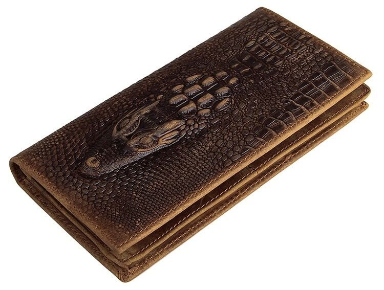 Купюрник чоловічий Vintage 14381 шкіряний Коричневий