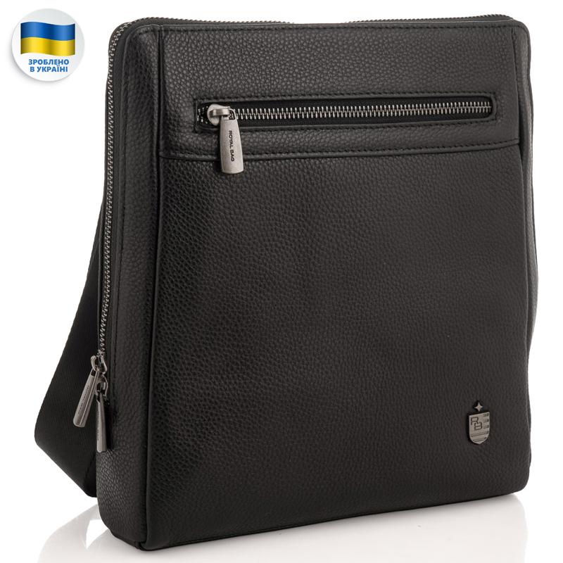 Чоловічий чорний месенджер Royal Bag RB2970081