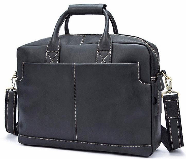 Чоловіча шкіряна сумка-портфель для ноутбука волова Tiding Bag t1019RA