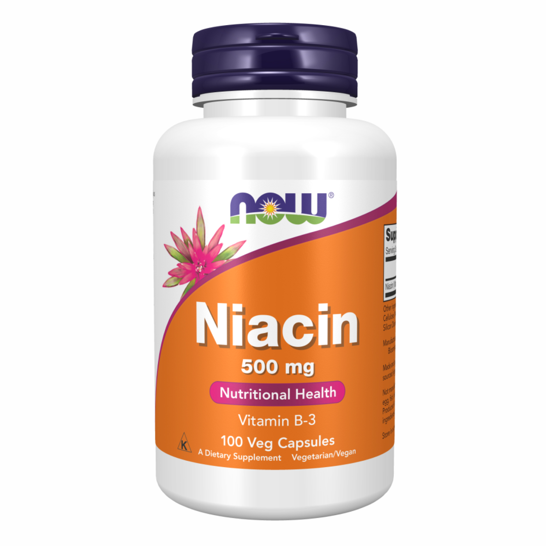Niacin 500mg - 100 vcaps — фото 1
