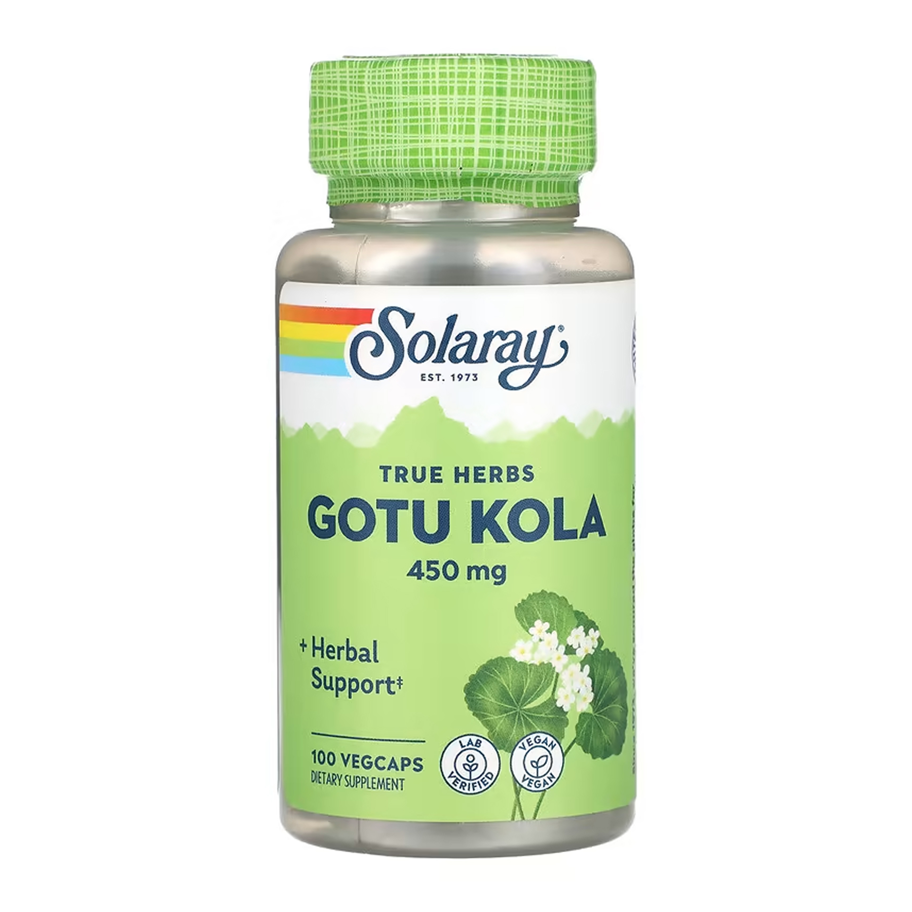 Gotu Kola Aerial 450mg - 100 vcaps — фото 1