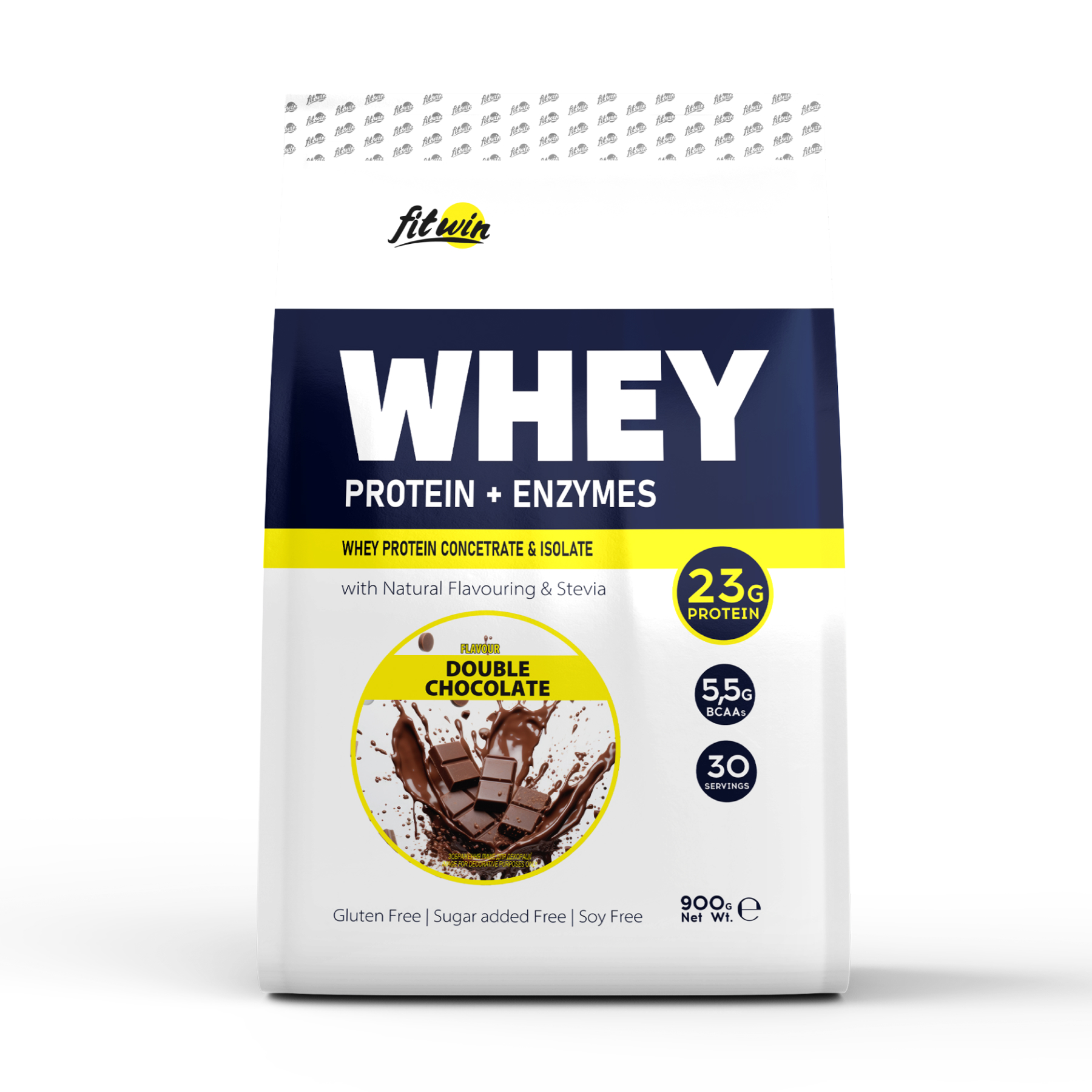 FitWin Whey, протеїн Double Chocolate, 900 г