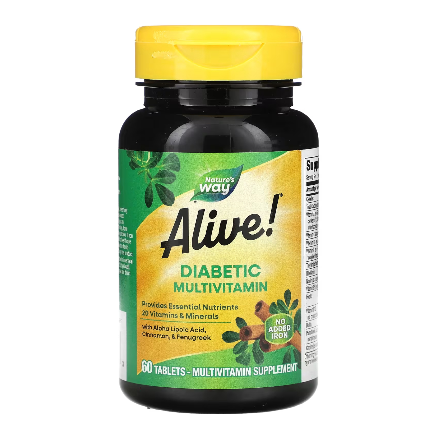 Diabetic Мультивітаміни, 60 таблеток, Nature's Way