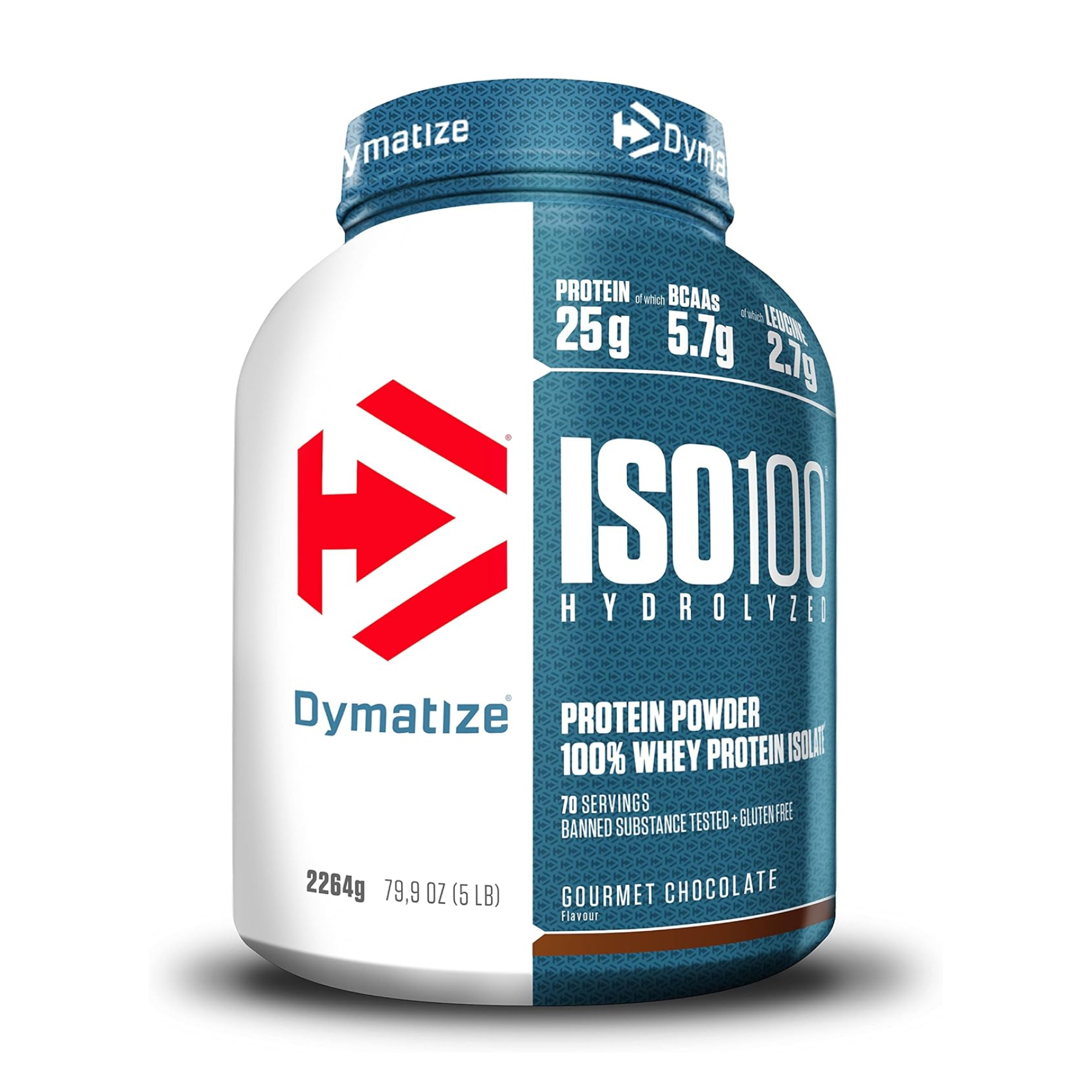 Iso 100 Hydrolyzed - 2263g Gourmet Chocolate — фото 1