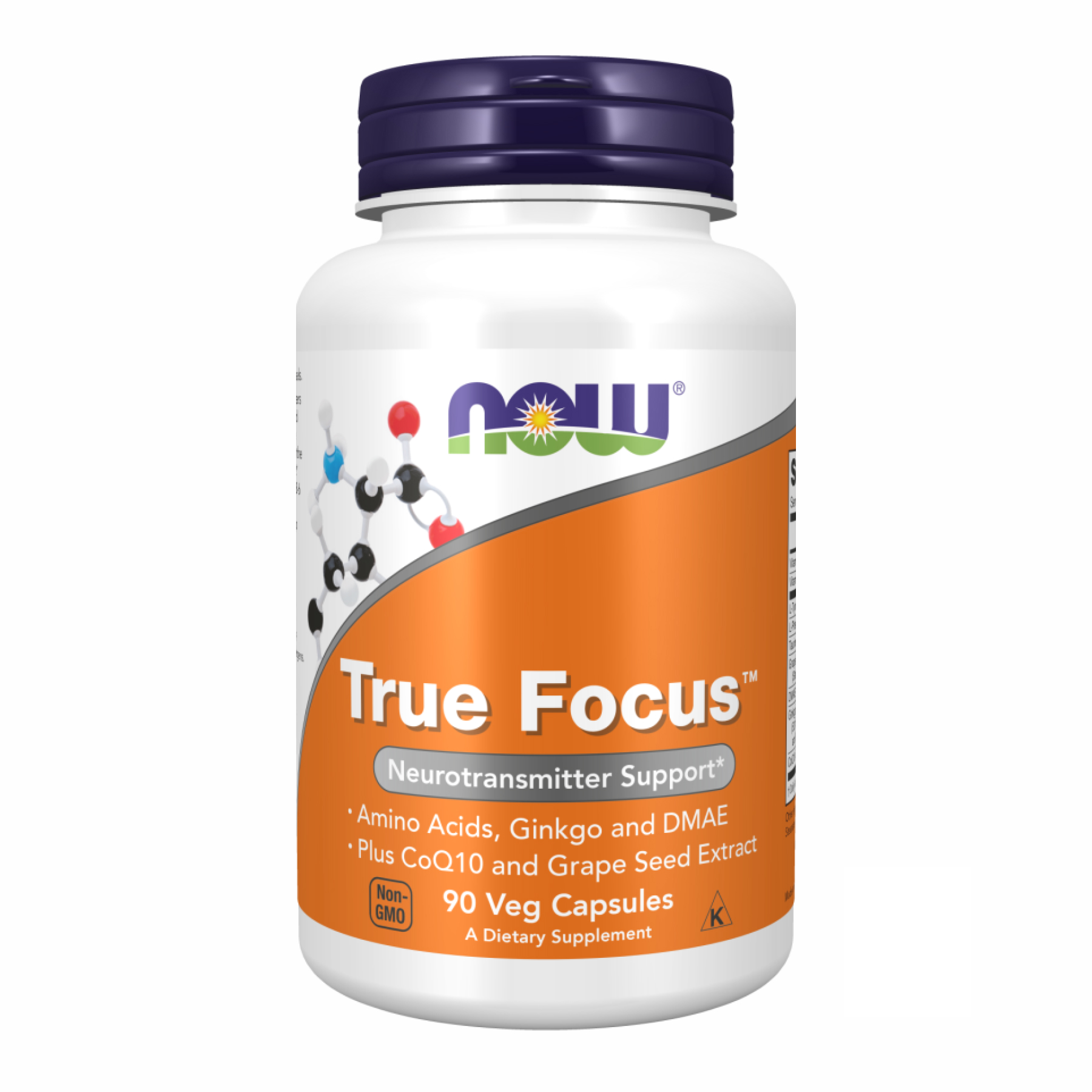 True Focus, 90 вег. капсул, Now Foods