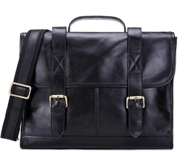 Чоловічий шкіряний портфель TIDING BAG 7101A