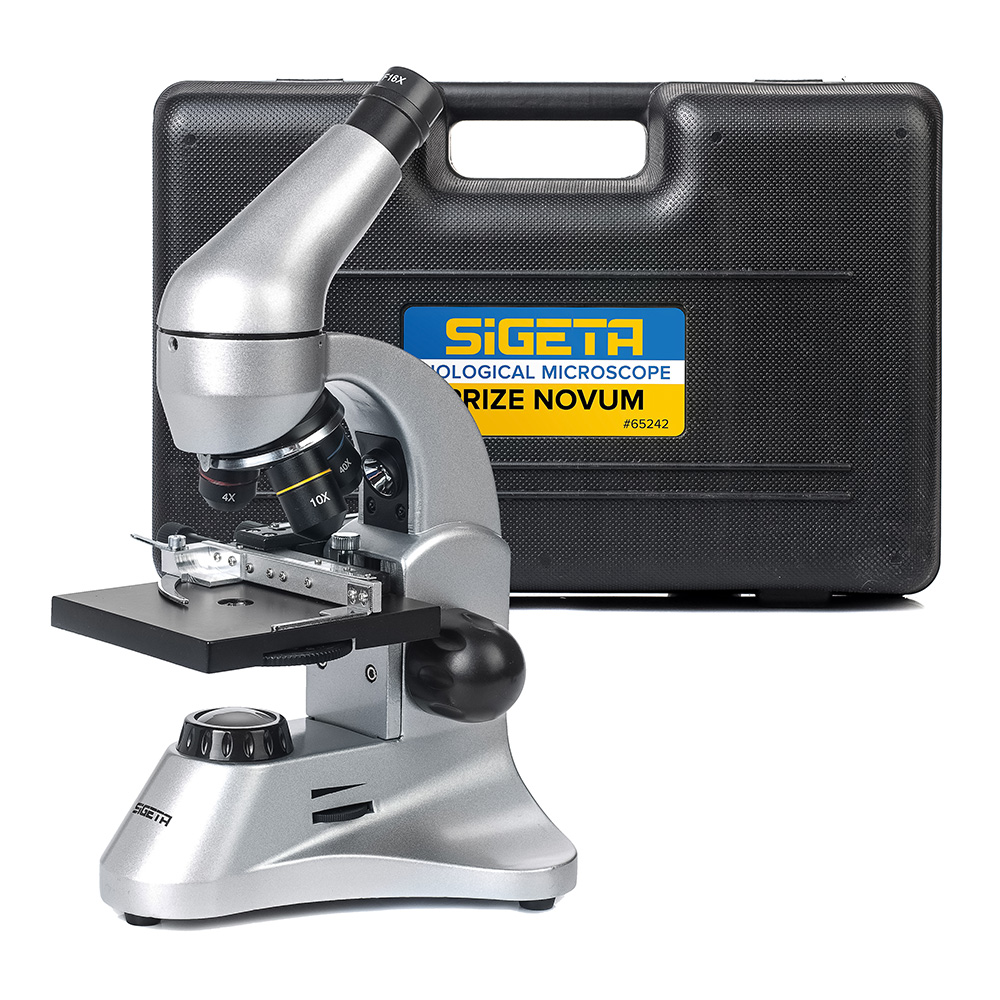 Мікроскоп SIGETA PRIZE NOVUM 20x-1280x (в кейсі)