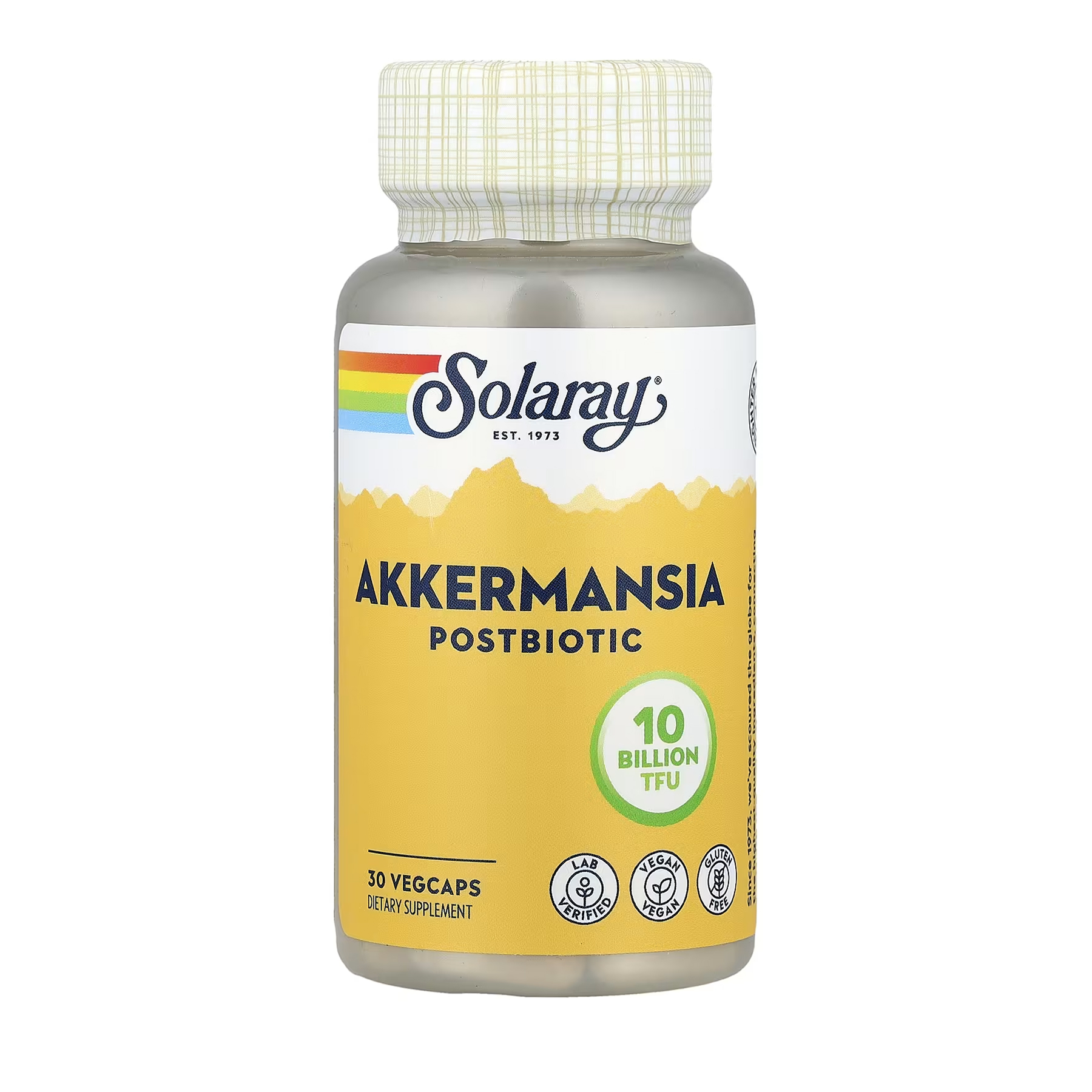 Akkermansia Постбіотик, 30 вег. капсул, Solaray