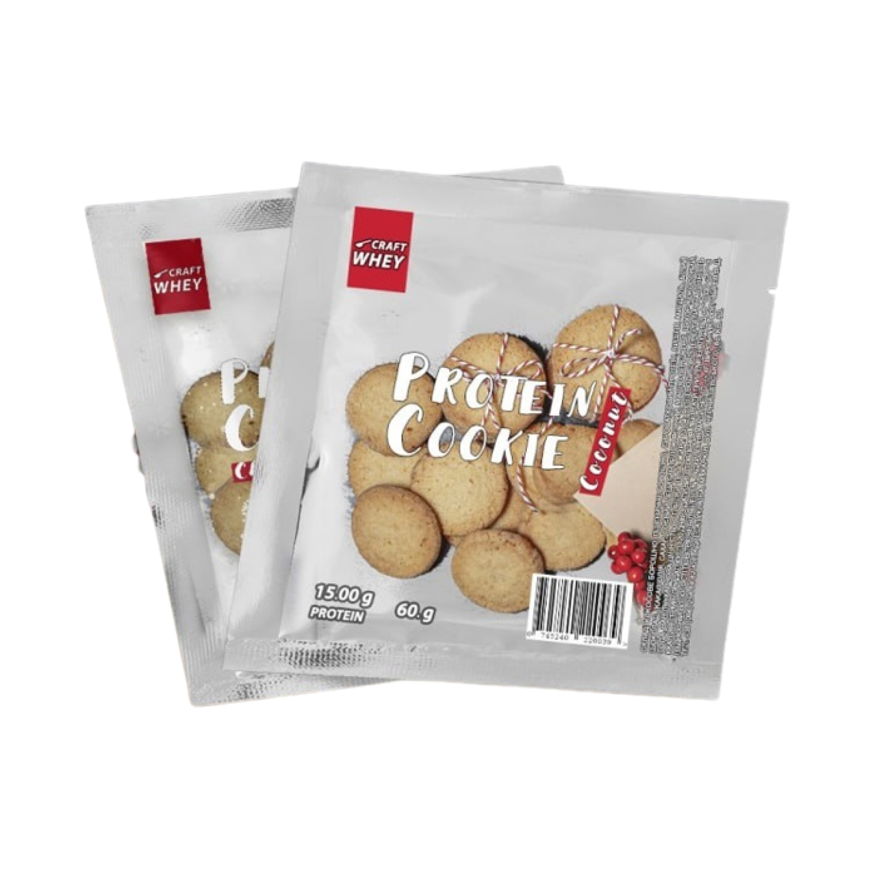 Протеїнове печиво, 60 г, Кокосове, Craft Whey