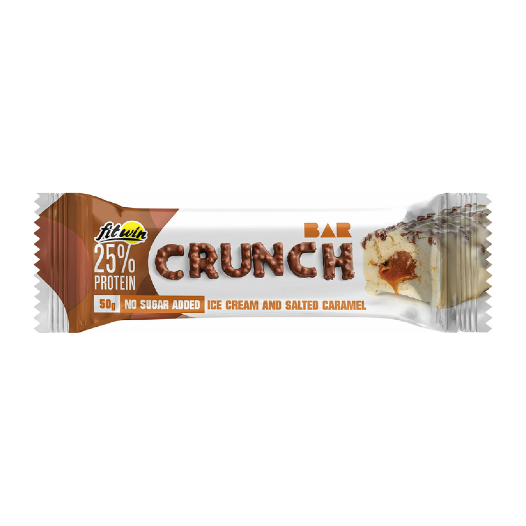 FitWin, батончик Ice Cream & Salted Caramel, 12×50 г