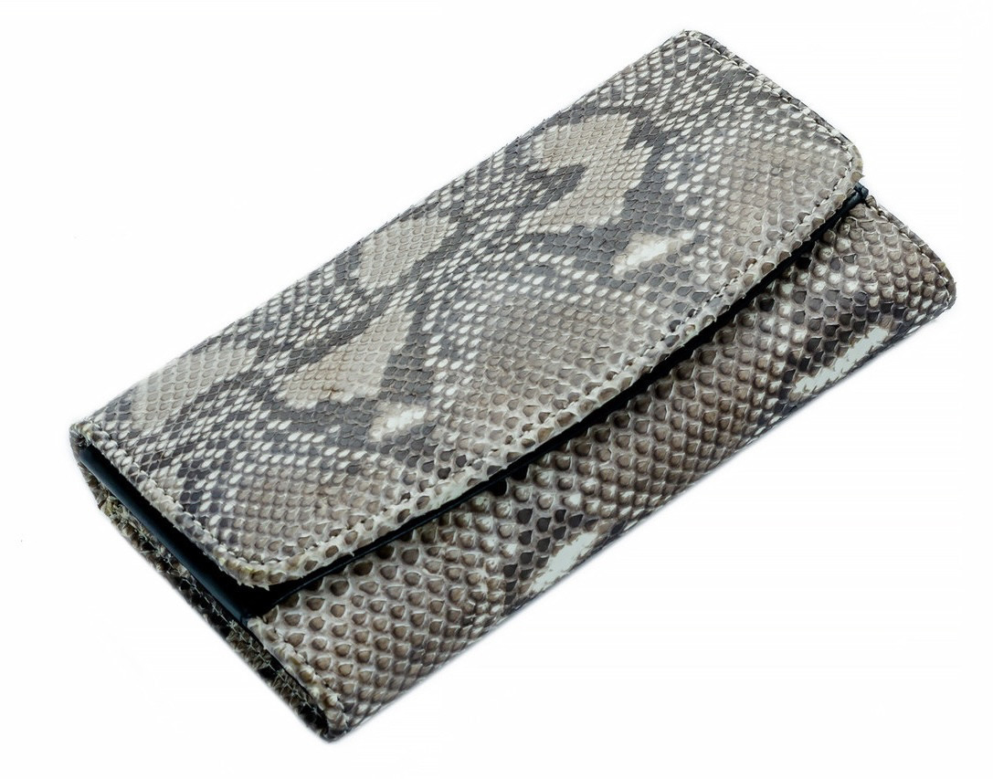 Гаманець зі шкіри пітона Exotic Leather натуральний (snw23)