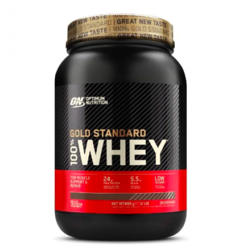 Gold Standart 100% Whey, 900 г, Білий шоколад з малини