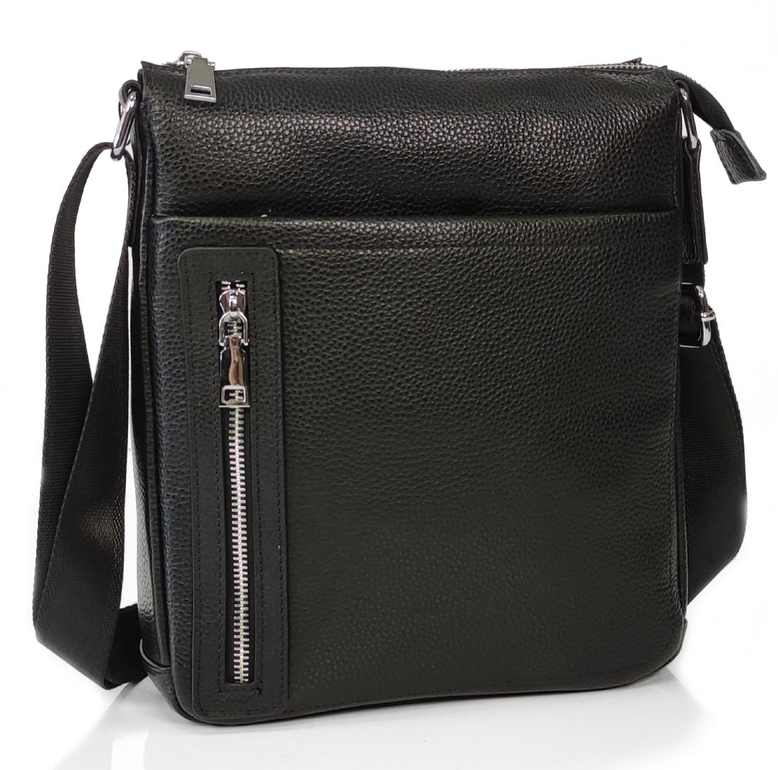 Месенджер класичний чорний Royal Bag Tiding Bag A25F-F-17629A — фото 1