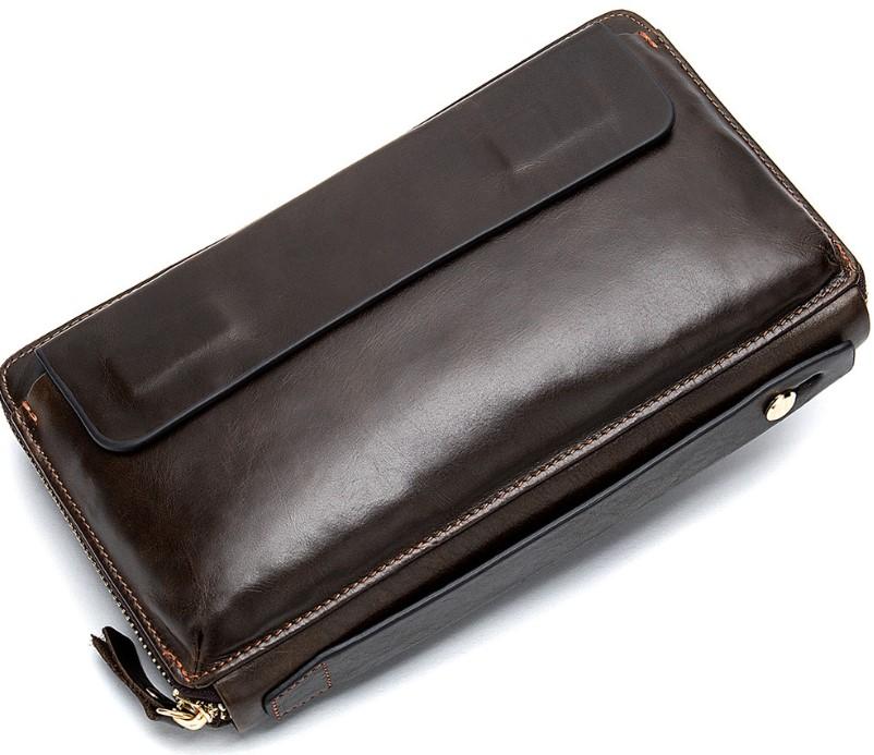 Клатч коричневий Tiding Bag 8039C — фото 1