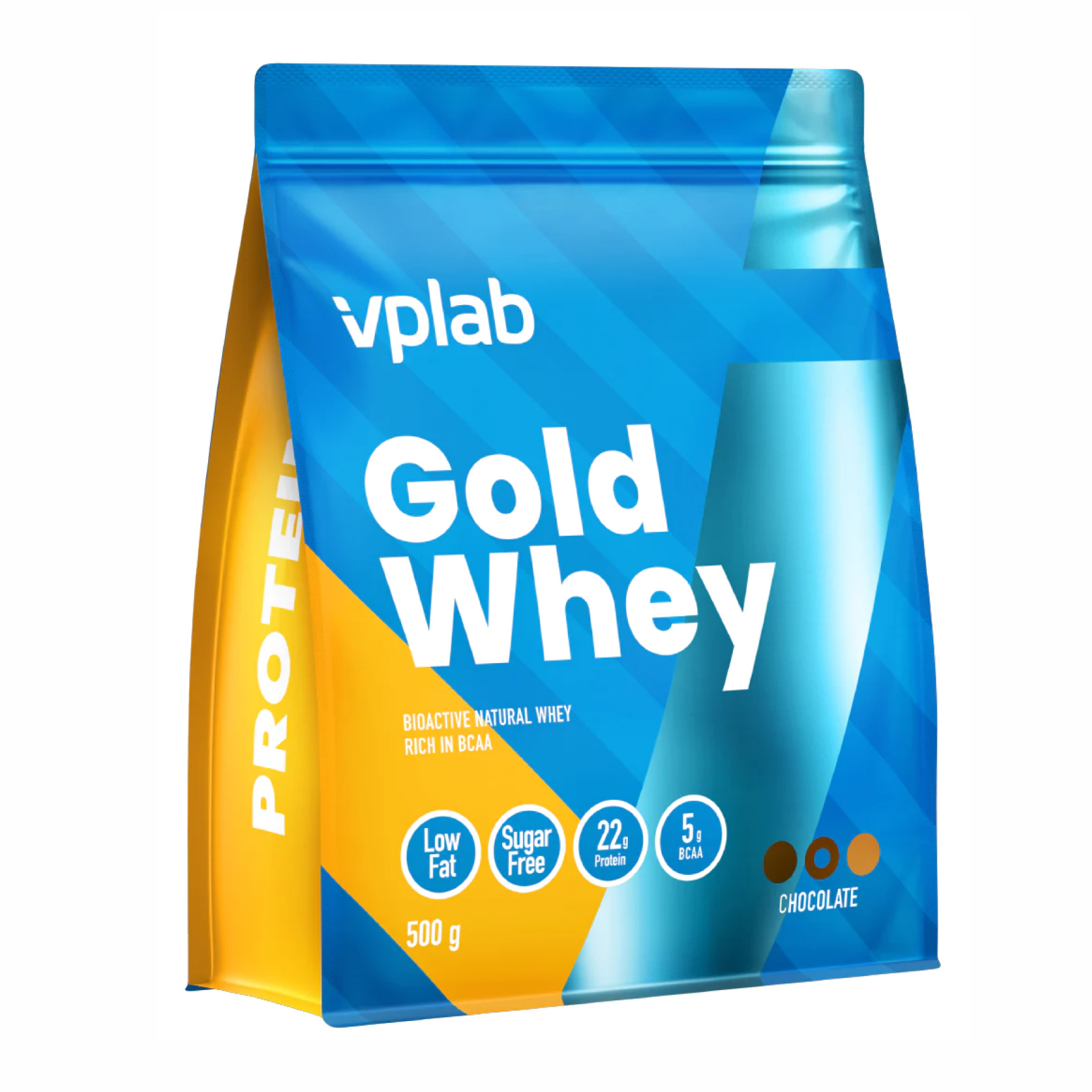 Gold Whey - 500g Chocolate (До 08.26+Пошкоджена упаковка)
