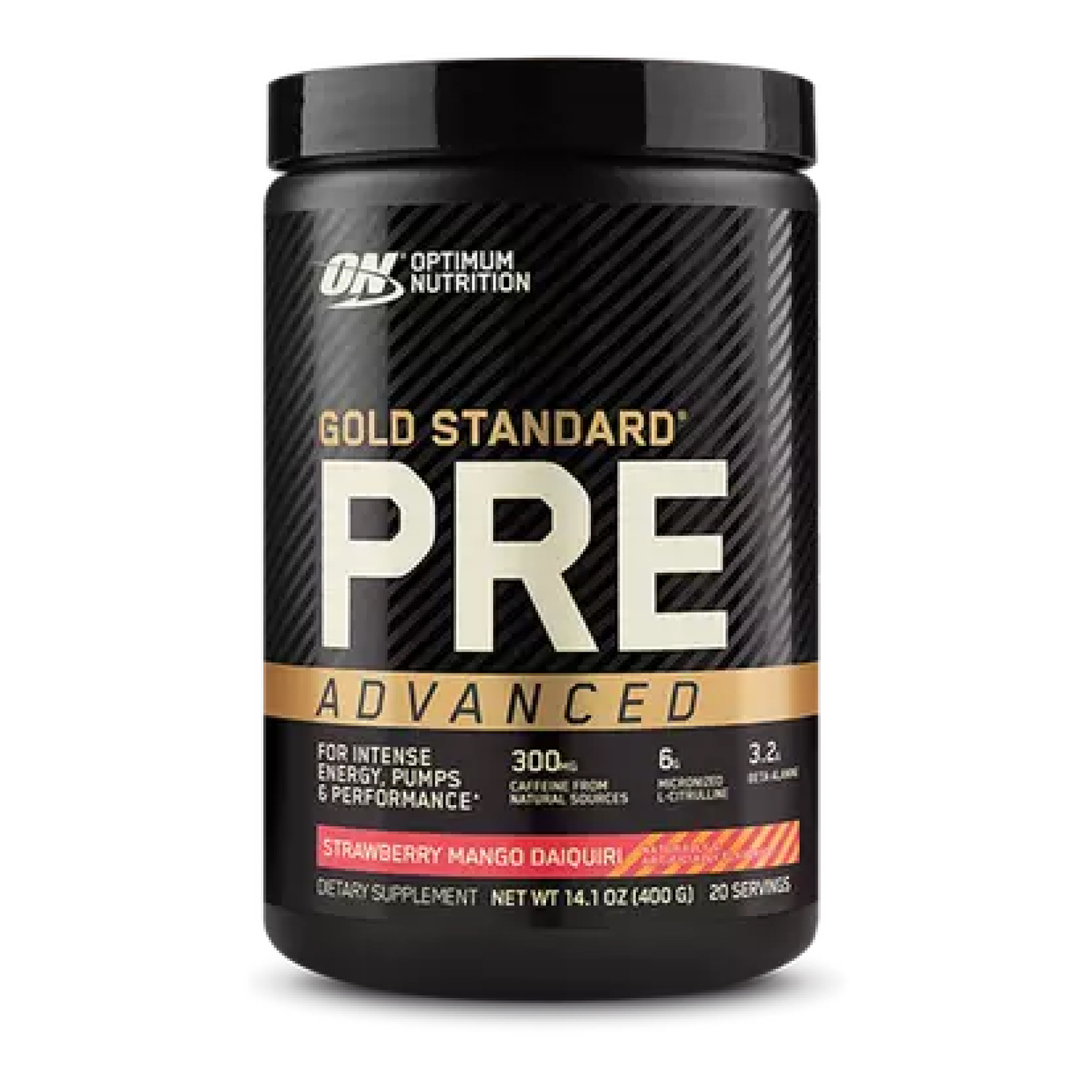 Gold Standart Pre-Workout Advanced, 420 г, кислі жувальні цукерки