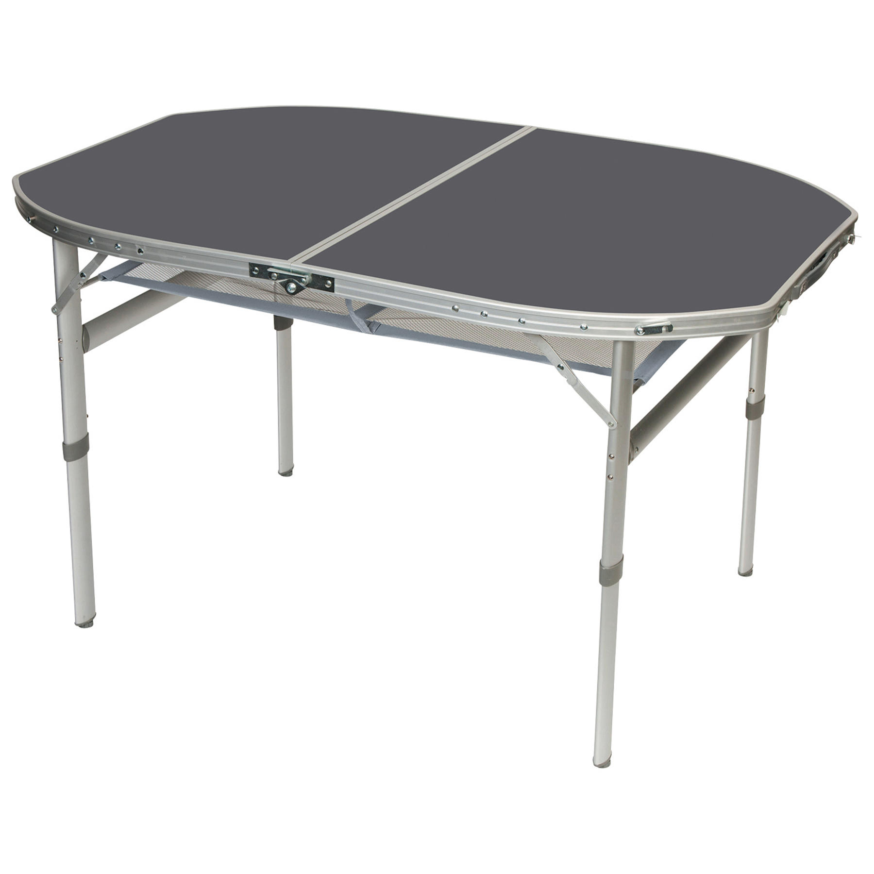 Стіл Bo-Camp Case Model Oval 120x80 cm Grey (1404415)