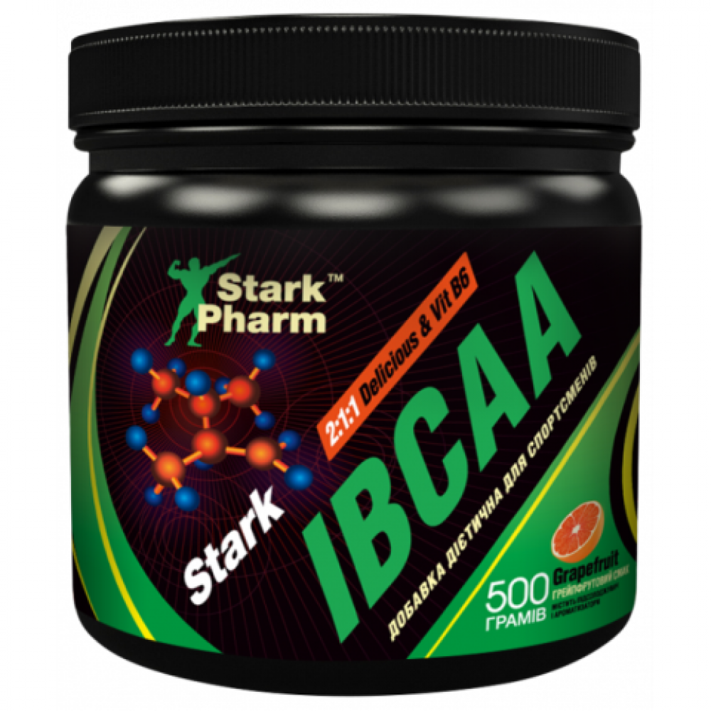 Stark IBCAA 2-1-1/Вітамін B6, 500 г, Лимон