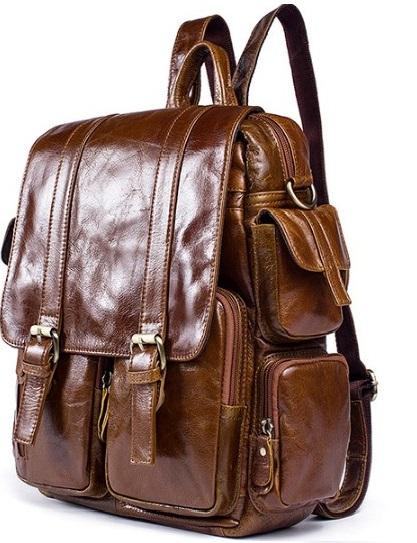 Рюкзак шкіряний TIDING BAG 7123C