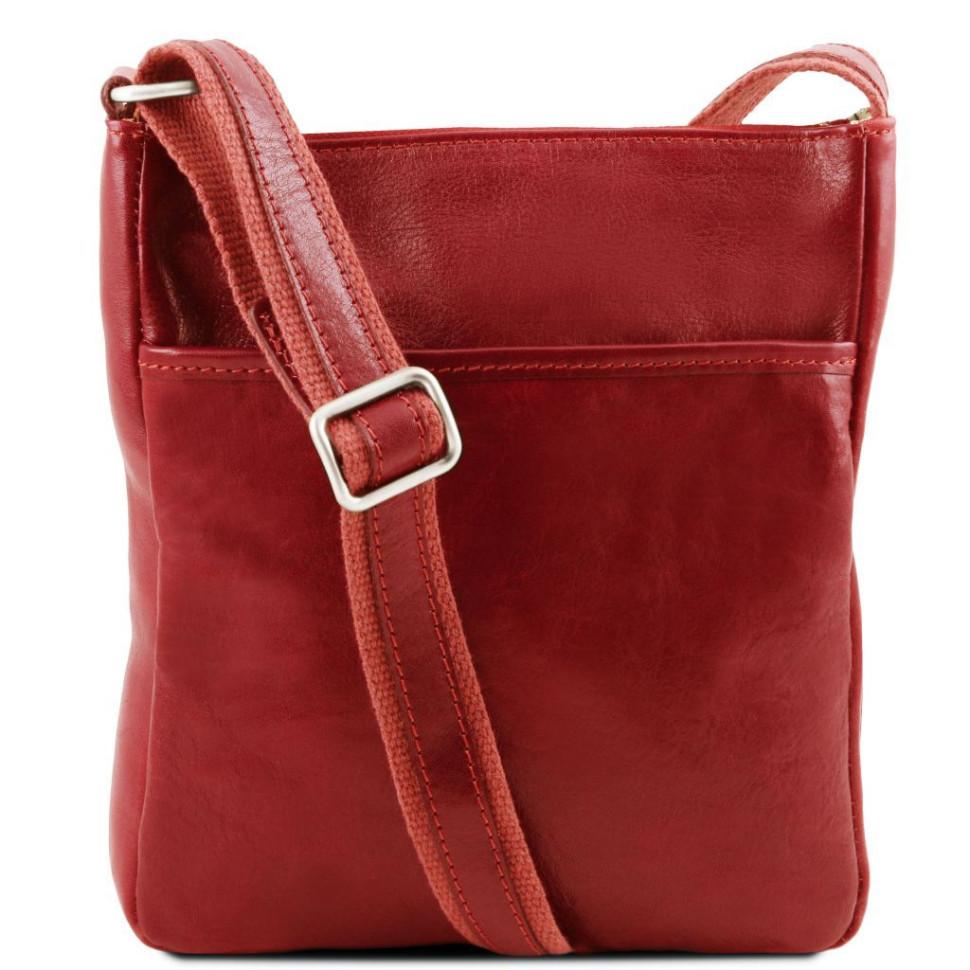 JASON - чоловіча шкіряна сумка через плече Tuscany Leather TL141300 (червоний)