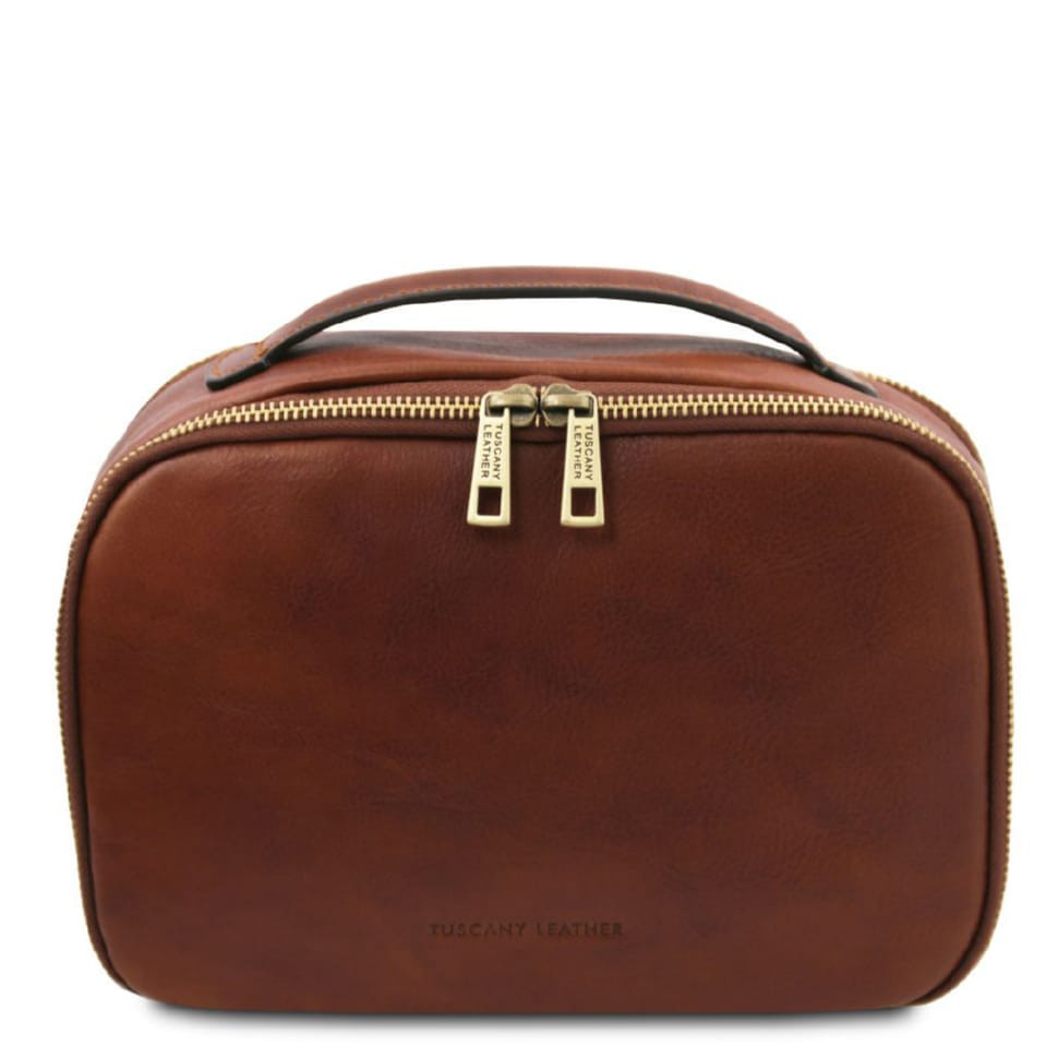 Шкіряна косметичка Marvin Tuscany TL142326 (коричневий)