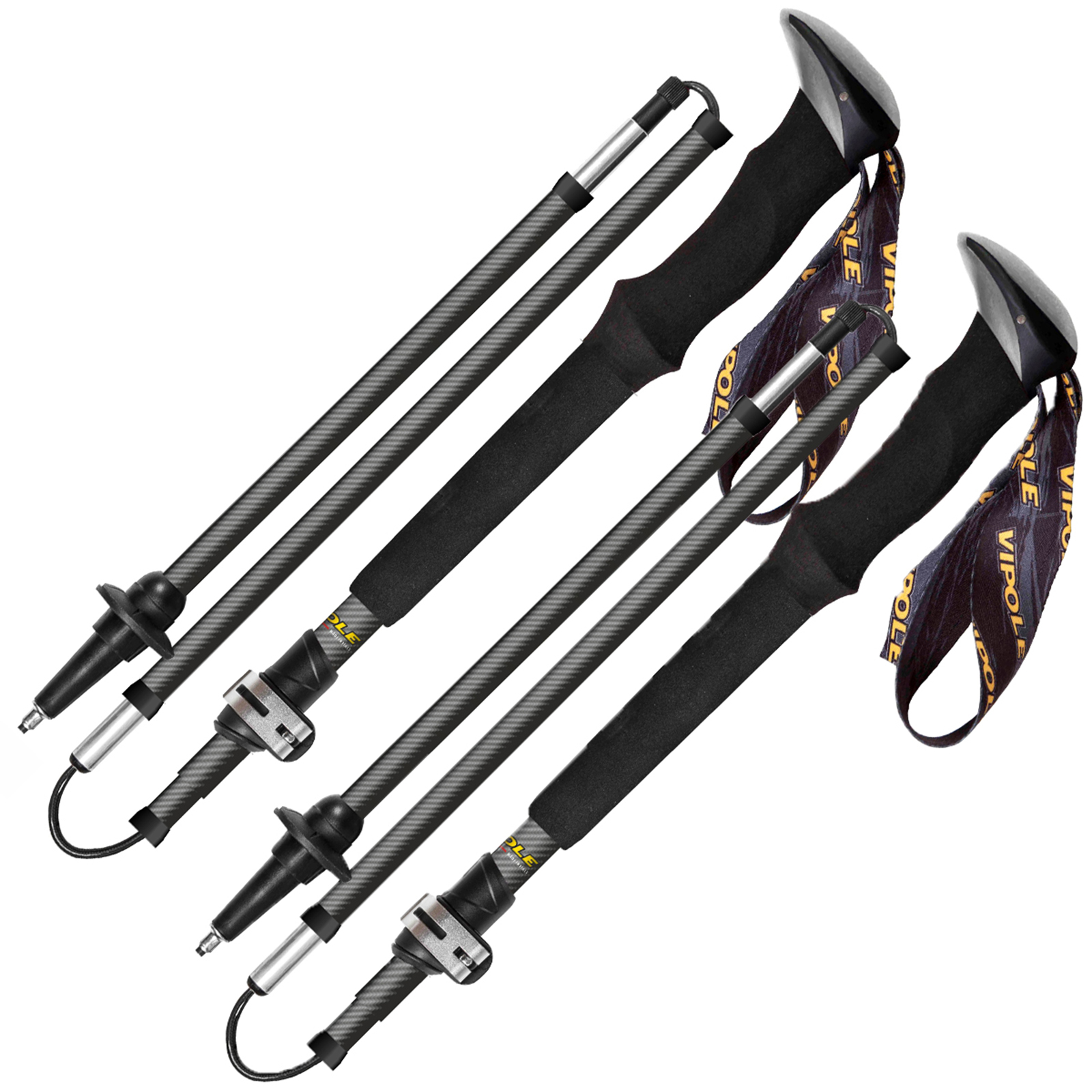 Палиці трекінгові Vipole Approach Long Carbon 130 DLX (S25 42)