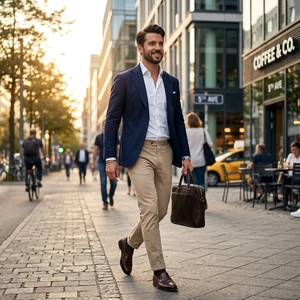 Business casual для чоловіка: як виглядати ділово без суворого костюма